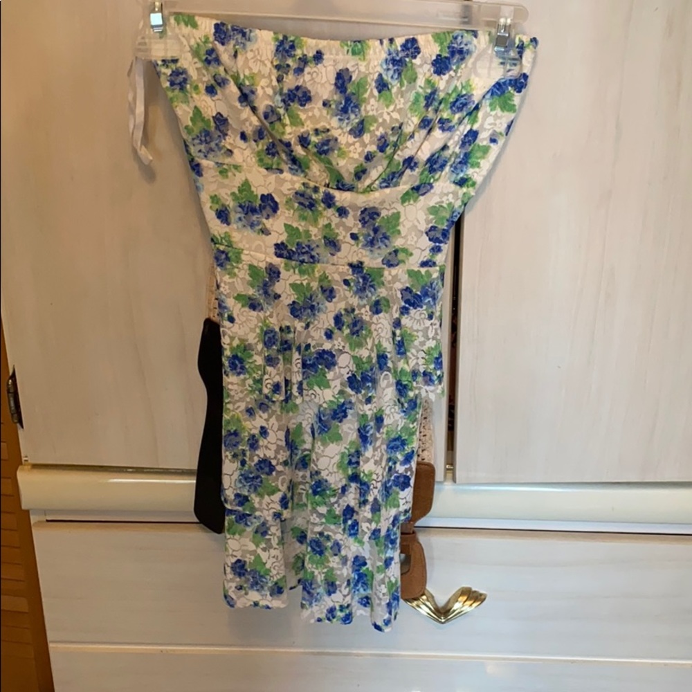 Floral tube top y2k